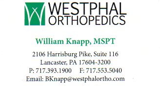 William Knapp business card