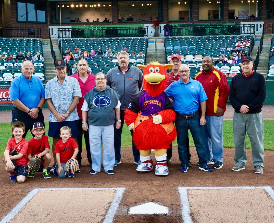 Hall of Fame board at Barnstormers