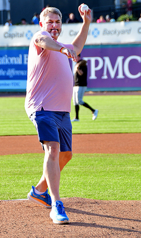 Doug Kraft first pitch