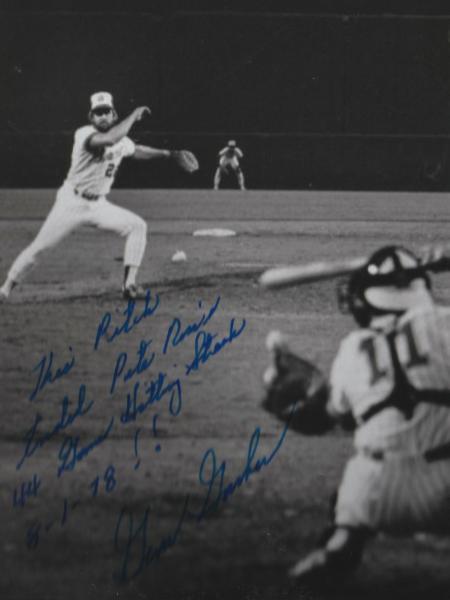 Gene Garber strikes out Pete Rose